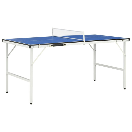 1,5 metrin pingispöytä verkolla 152x76x66 cm sininen  Tyylitukku.fi