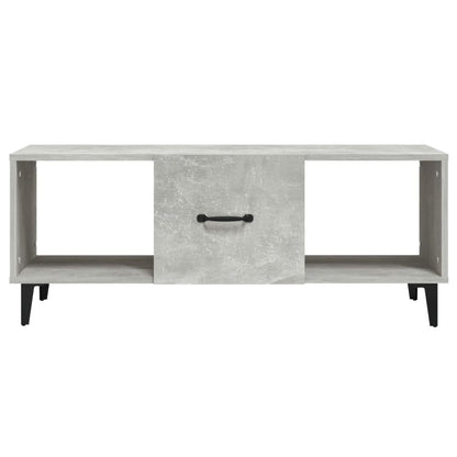 Sohvapöytä betoninharmaa 102x50x40 cm tekninen puu  Tyylitukku.fi